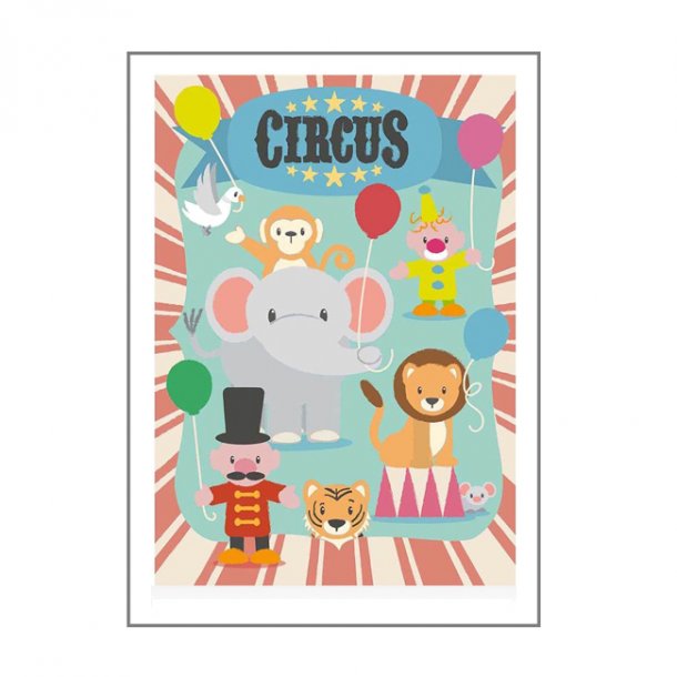 Studio Circus plakat med Cirkus, A3