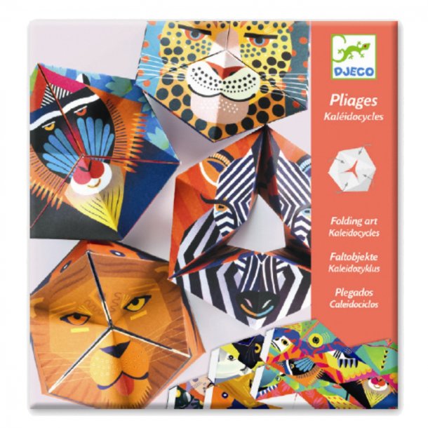 Djeco kreativ leg, papirfoldning - Flex dyr