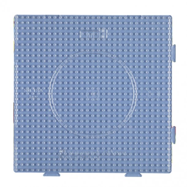 Hama midi perleplade, transparent stor firkant