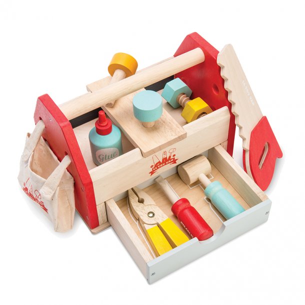 Le Toy Van værktøjskasse med værktøj